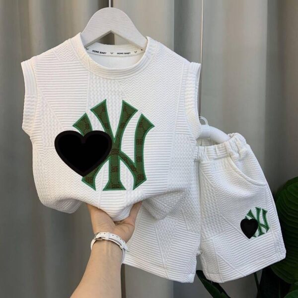 Boys vest set (white)