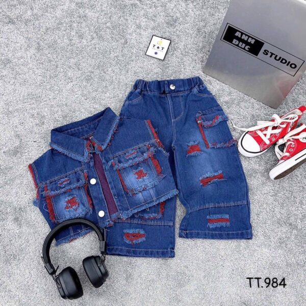 2 piece jeans set