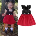 Mickey red and black gown