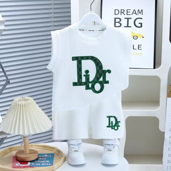 2 piece white Dior set