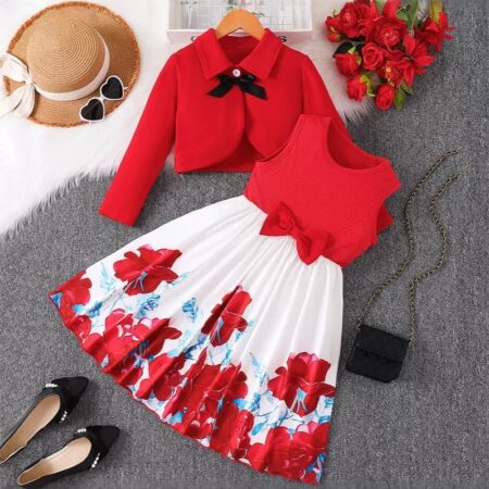 Gown and jacket 2 piece set
