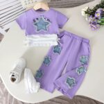 2 piece star purple wear