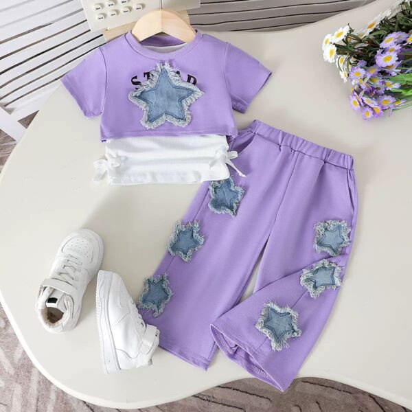 2 piece star purple wear