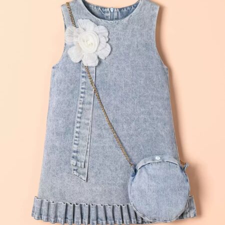 Jeans gown 2 piece set