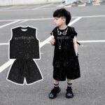 Diamond sleeveless 2 piece set