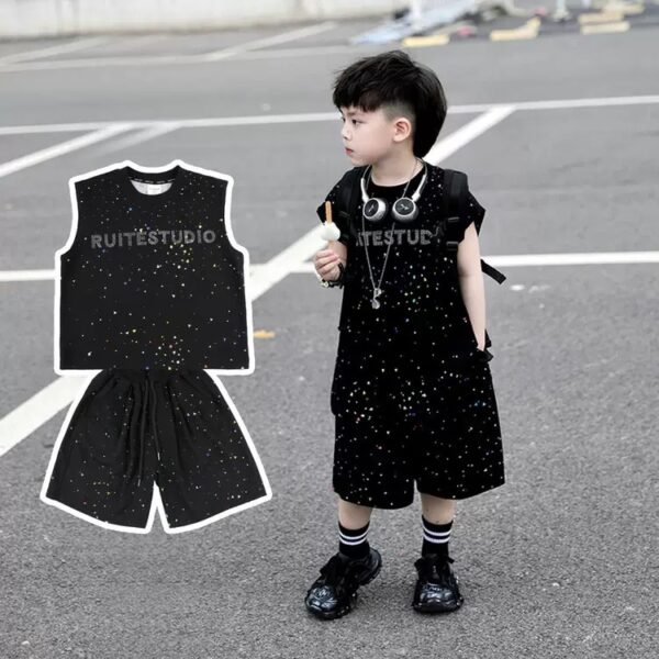Diamond sleeveless 2 piece set