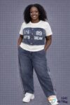1989 quality 2 piece jeans set