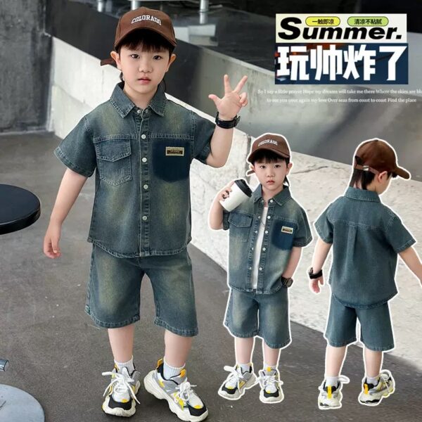 Quality 2 piece denim wear