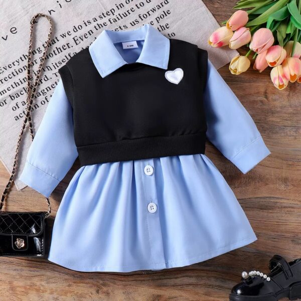 2 piece gown plus vest