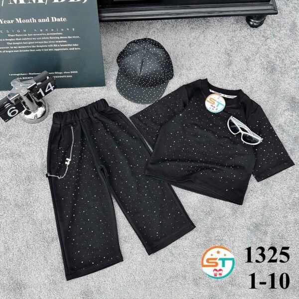 Short sleeve stone 3 piece wear