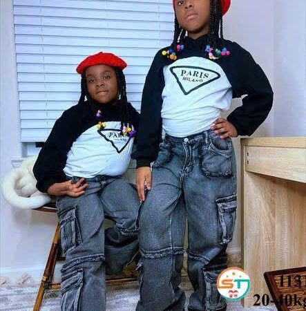 Paris long sleeve and cargo set