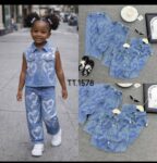 2 piece jean on jean set