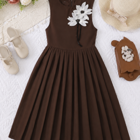 Rose brown dress