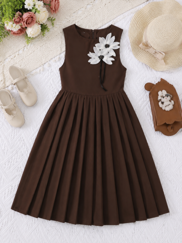 Rose brown dress