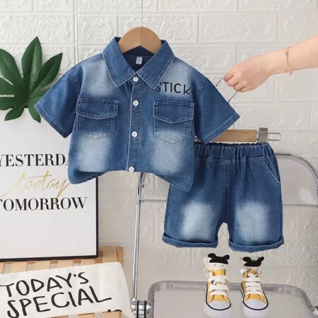 Stick 2 piece denim set