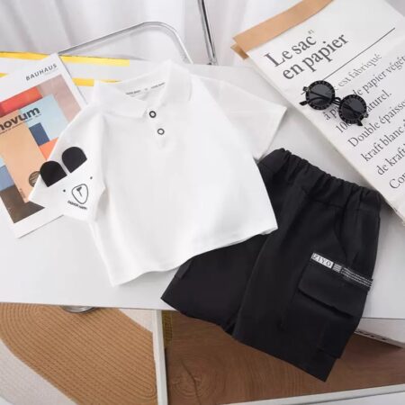 White and short set