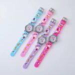 Rainbow pony silicon children watch