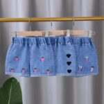 Denim shorts