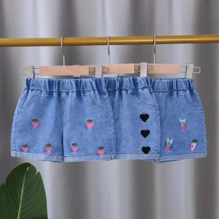 Denim shorts