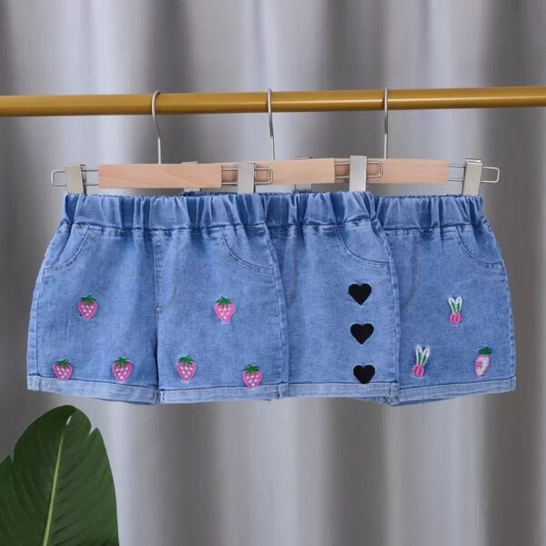 Denim shorts