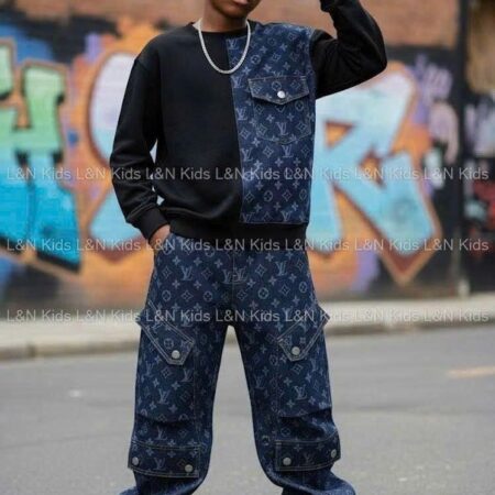 Denim fusion 3 piece set