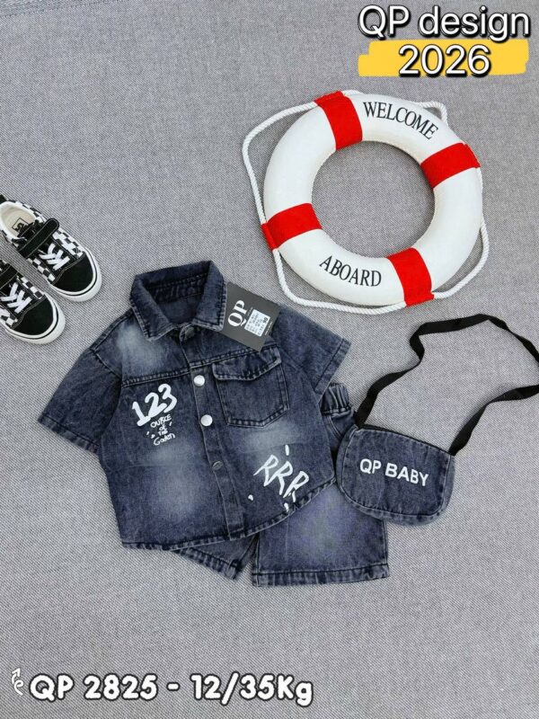 123 3 piece jeans set