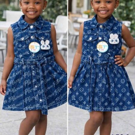 Denim gown 002