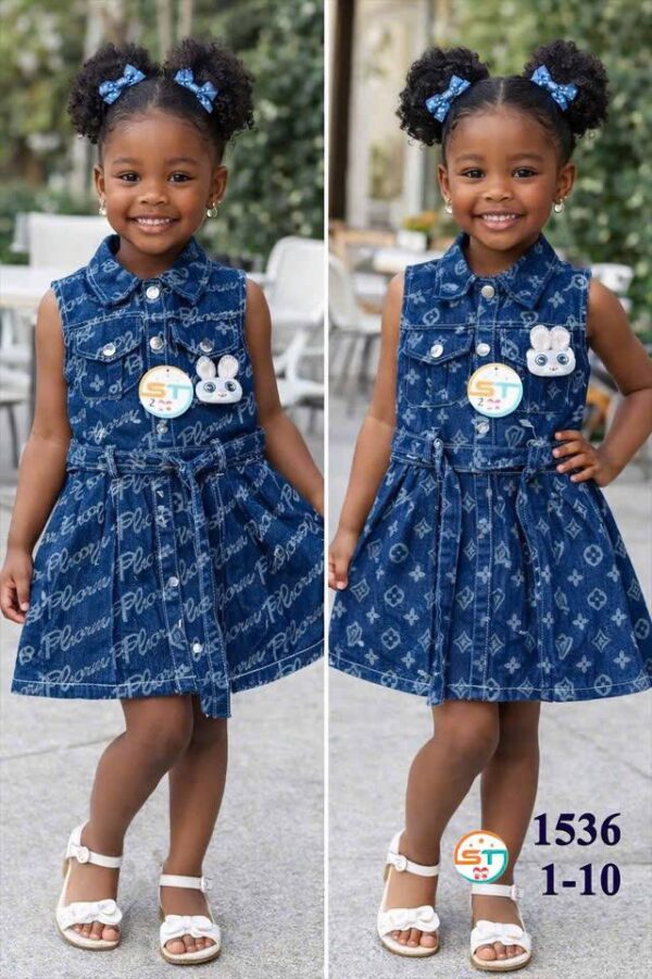 Denim gown 002