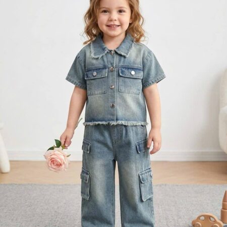 Jean on Jean 2 piece set