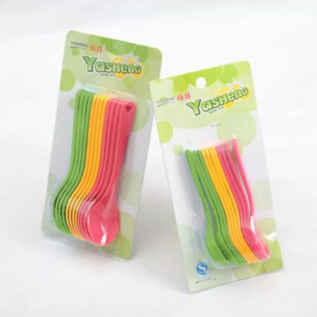 Children 12 in 1 plastic spoon set