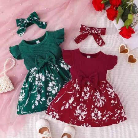 Cute gown with bow