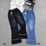 Girls denim flare jeans