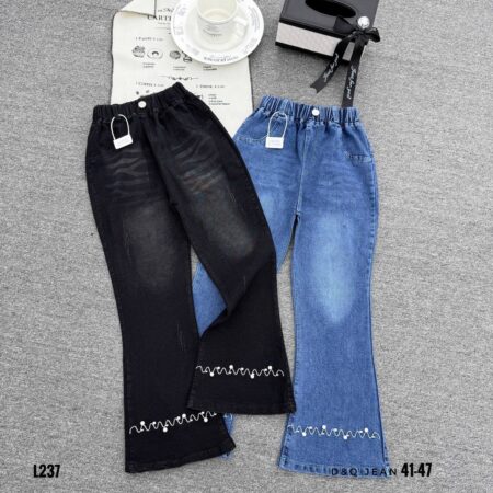 Girls denim flare jeans