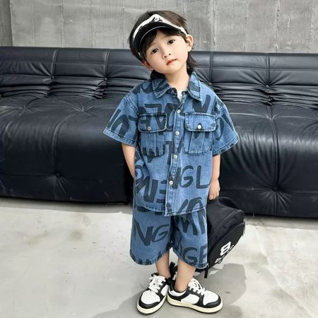 Alphabet quality denim set