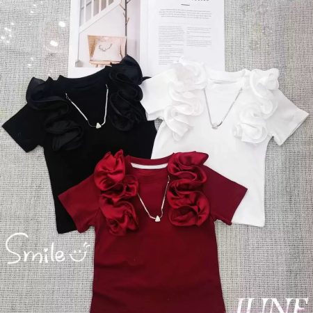 Luxury ruffle top